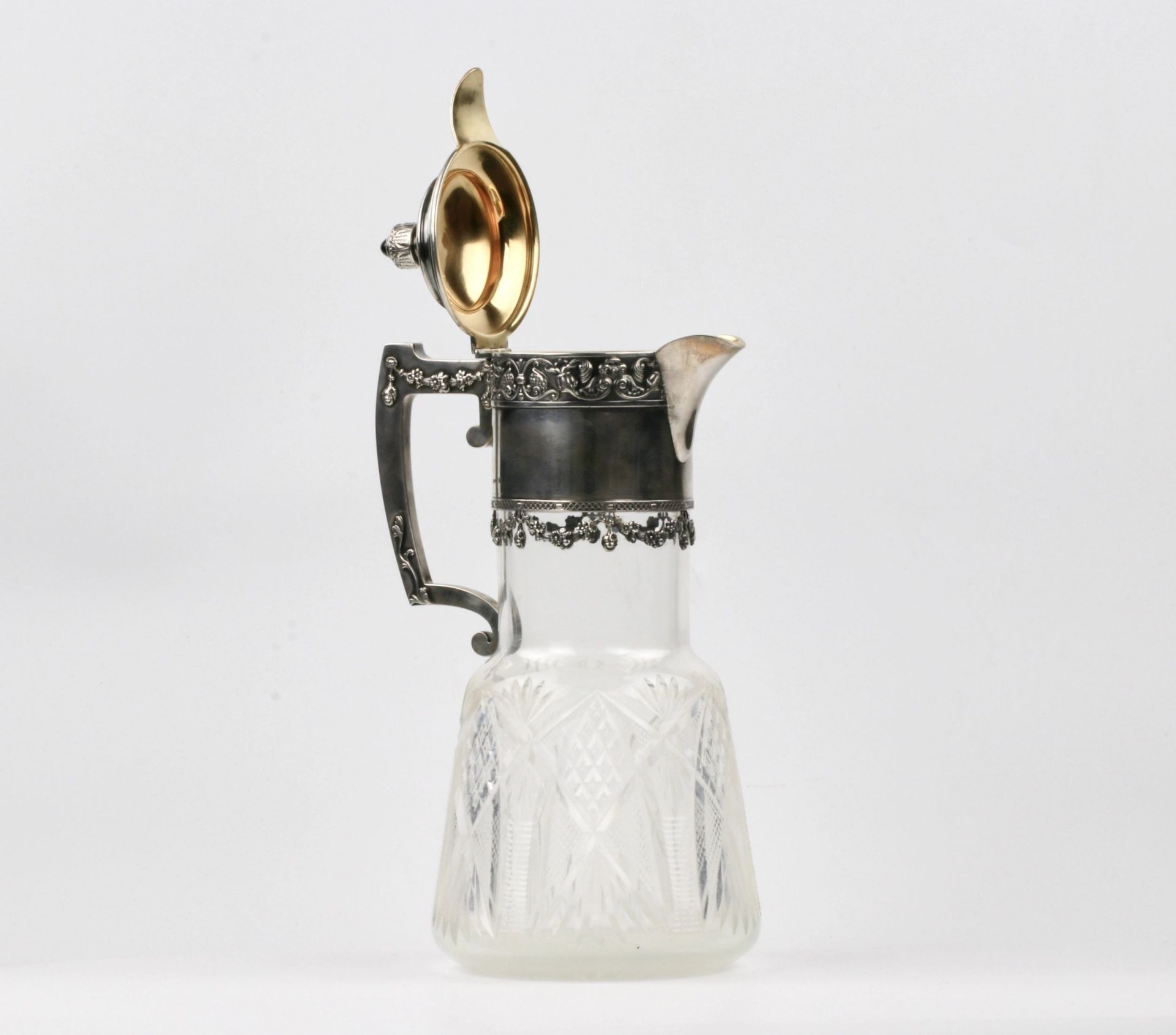 Crystal jug in silver. 13th Artel. Moscow - Bild 4 aus 11