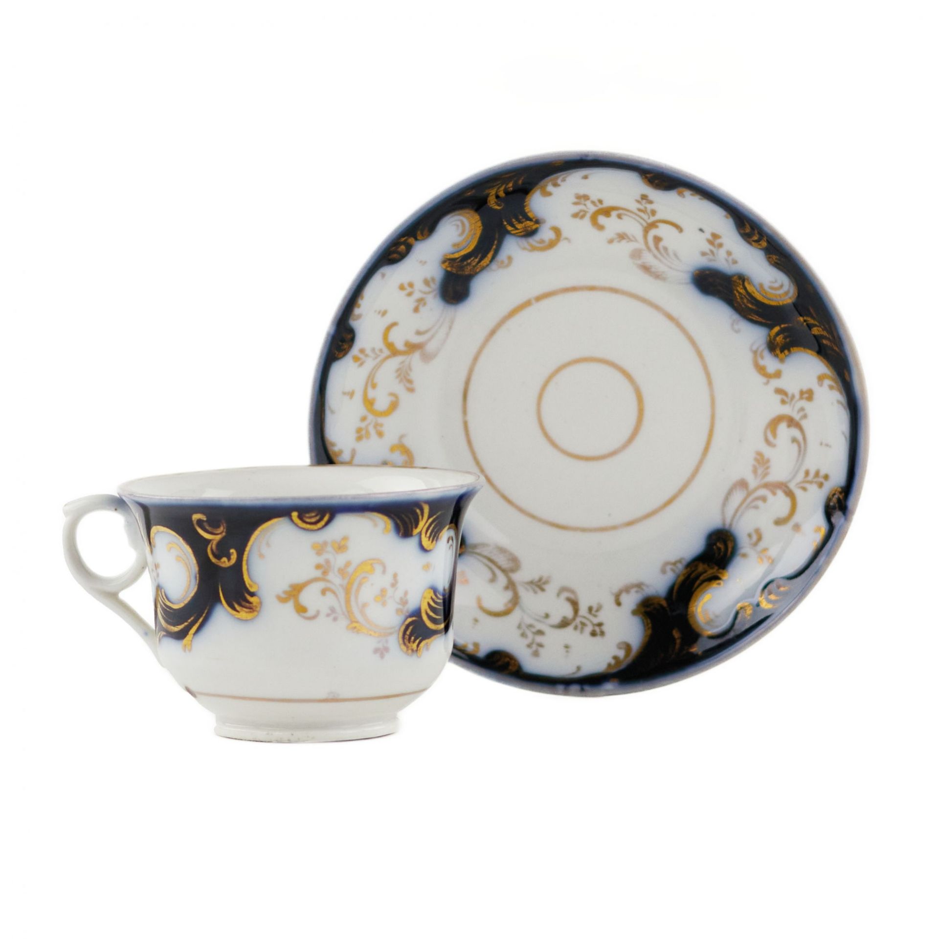 Kuznetsov`s tea porcelain service. Riga, mid-19th century. - Bild 6 aus 8