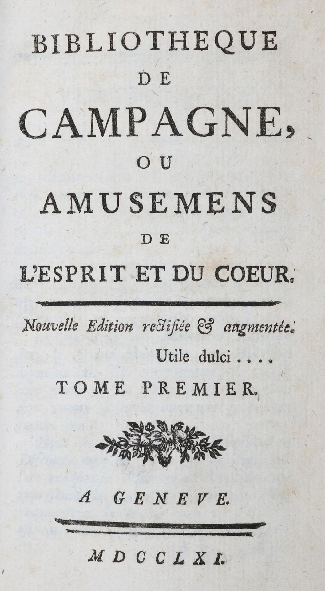 Bibliothèque de campagne, - Bild 2 aus 2