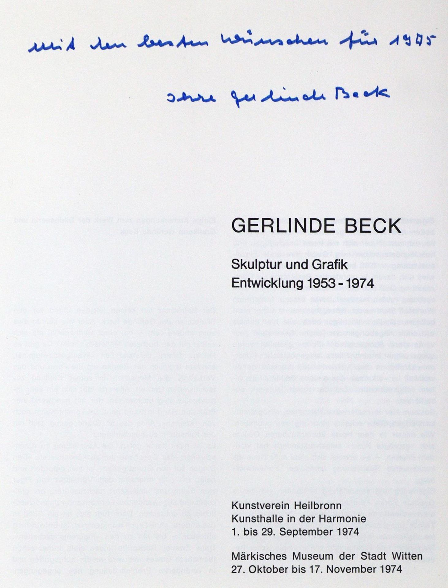 Beck, Gerline. - Bild 6 aus 11