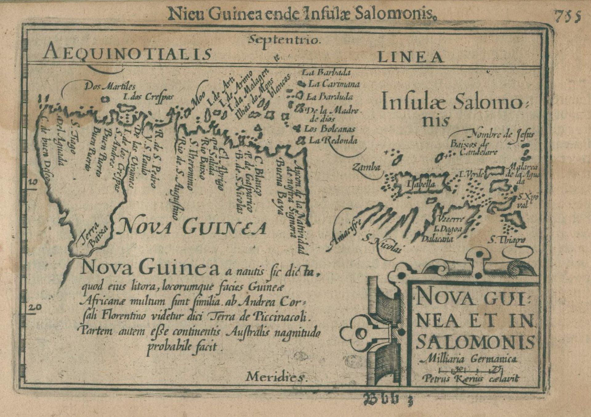 Guinea und Salomon-Inseln.