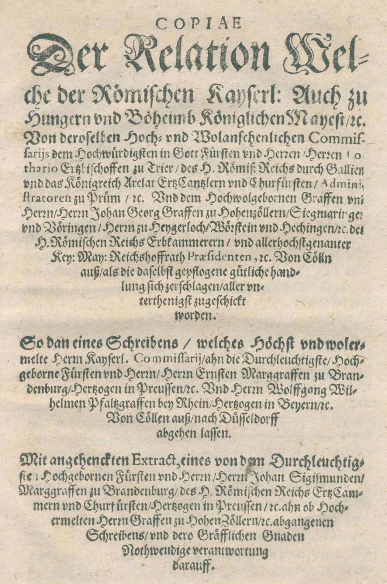 Copiae der Relation - Image 2 of 2