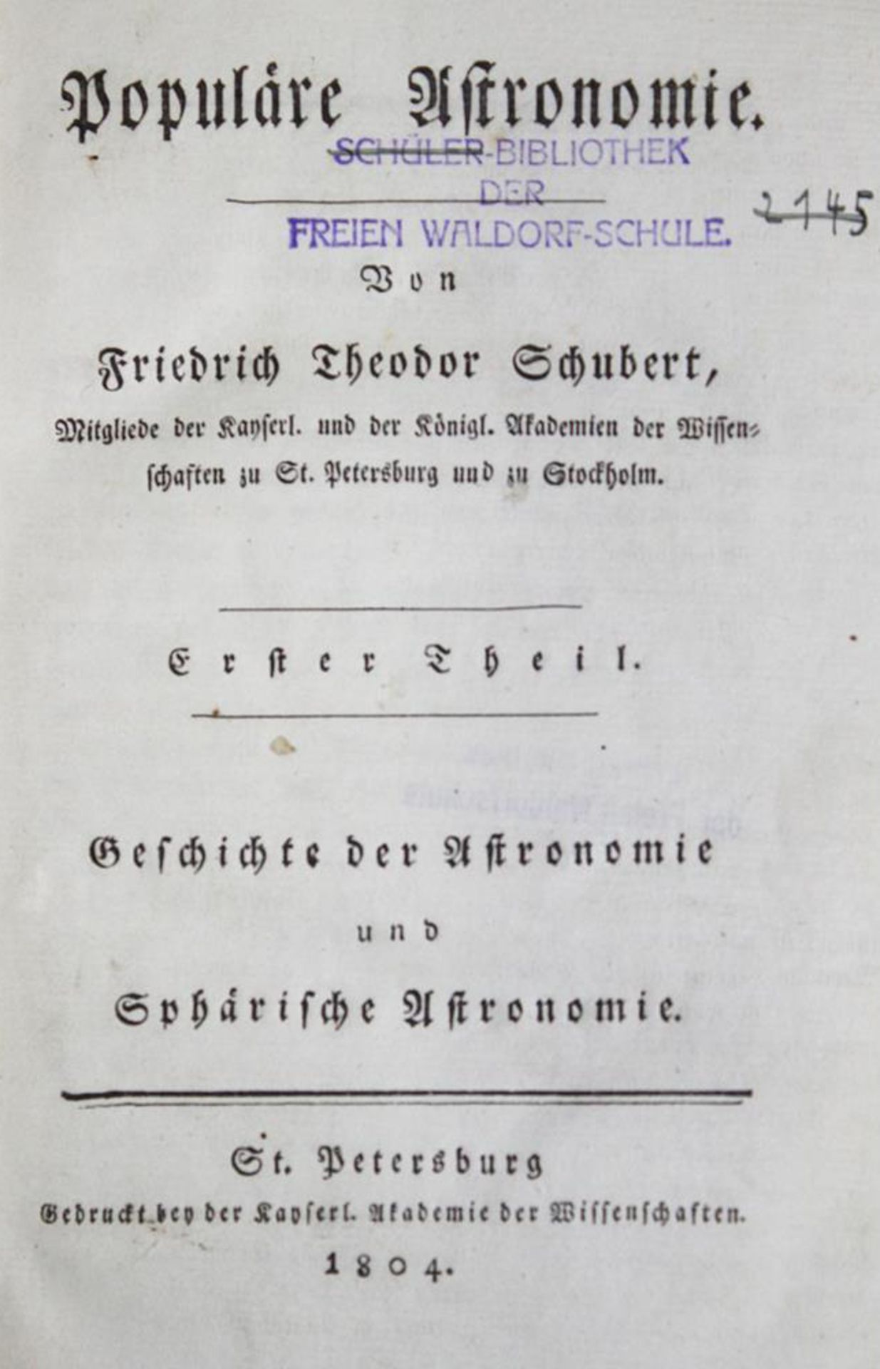 Schubert,F.T.