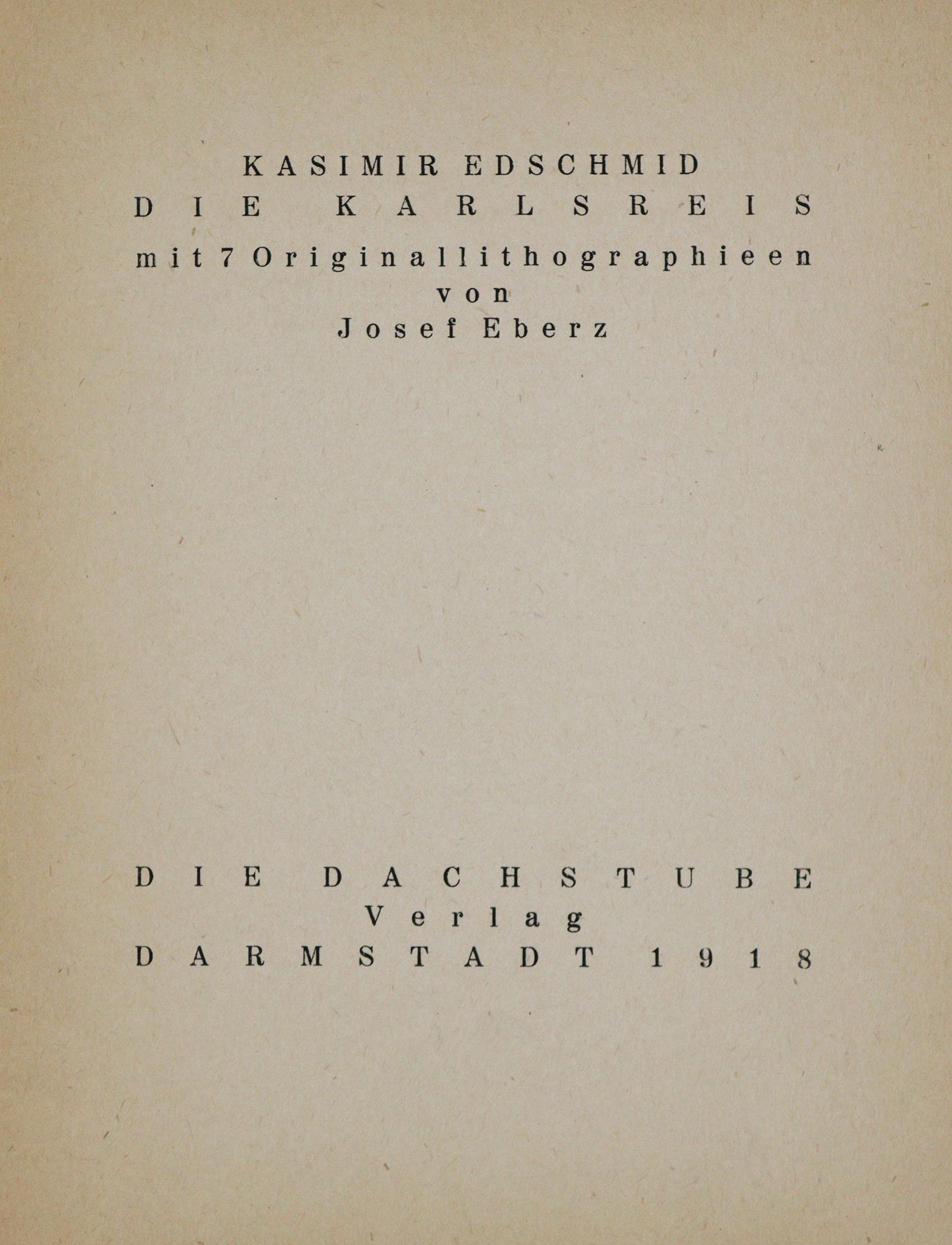 Edschmid,K. (d.i. E.Schmid). - Image 3 of 3