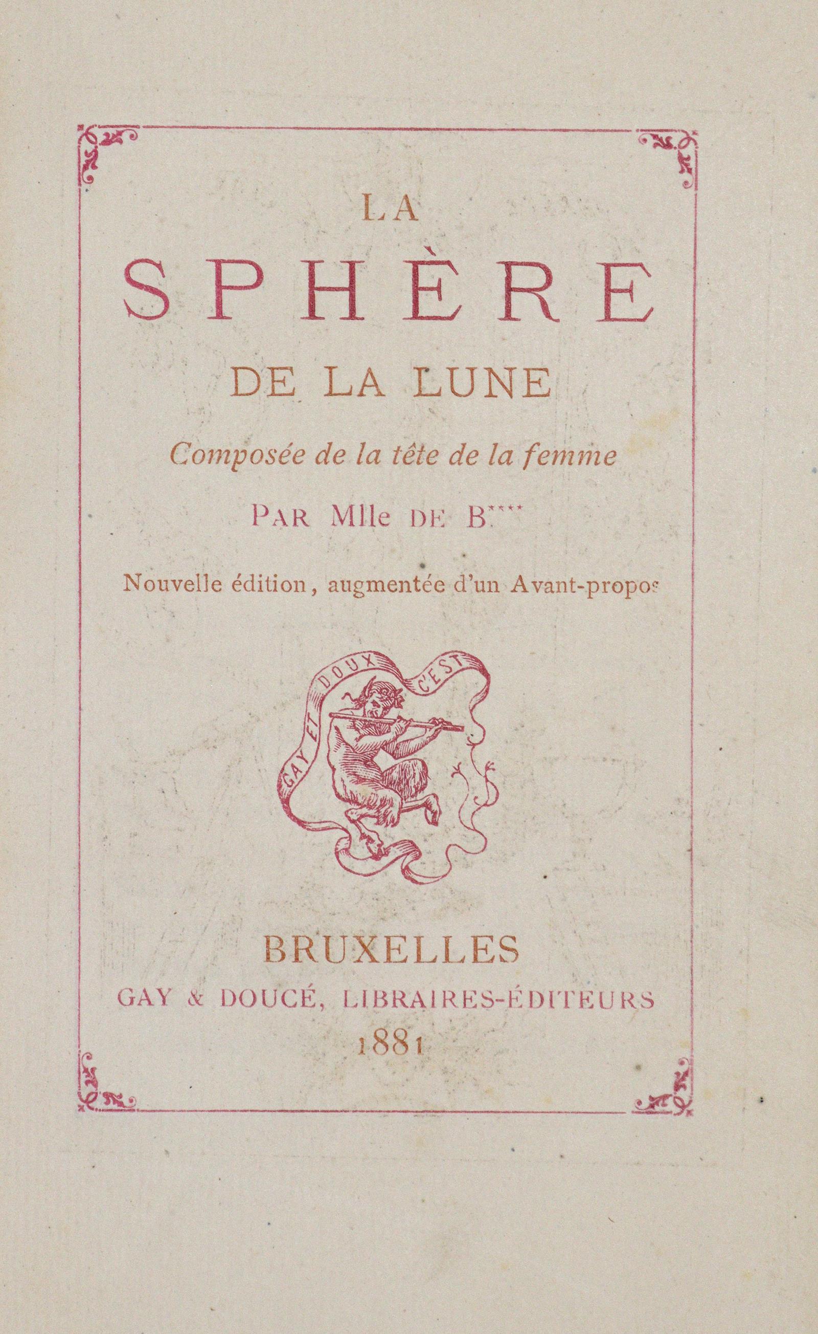 Sphere de la Lune, La. - Image 2 of 2