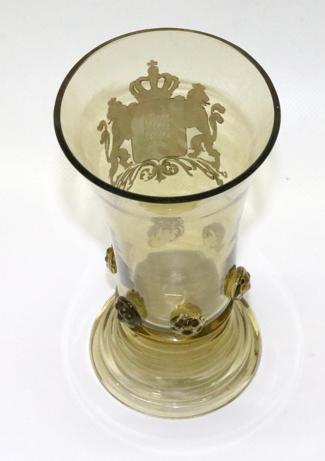 Wappenglas Bayern. - Image 2 of 2