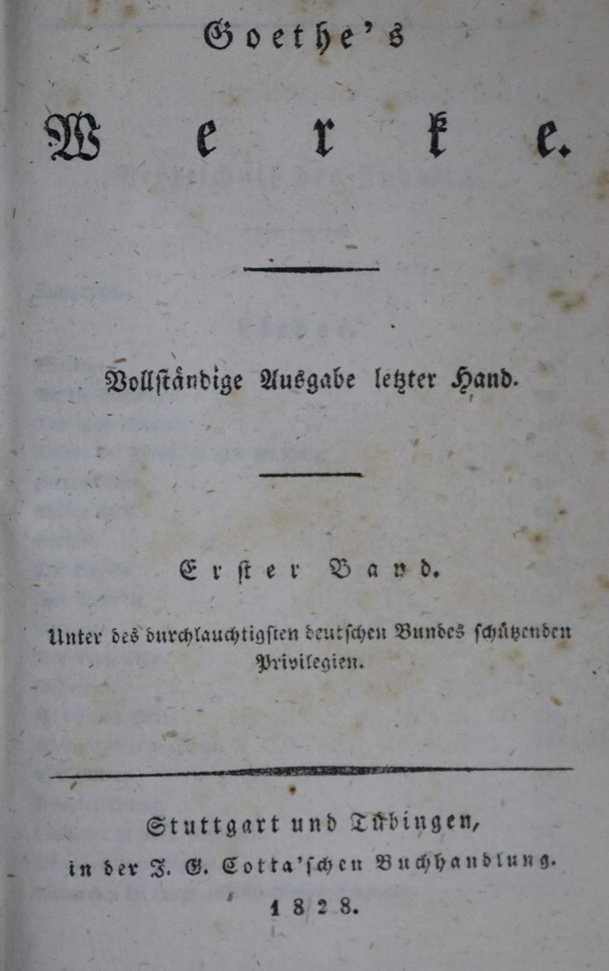 Goethe,J.W.v. - Bild 2 aus 2