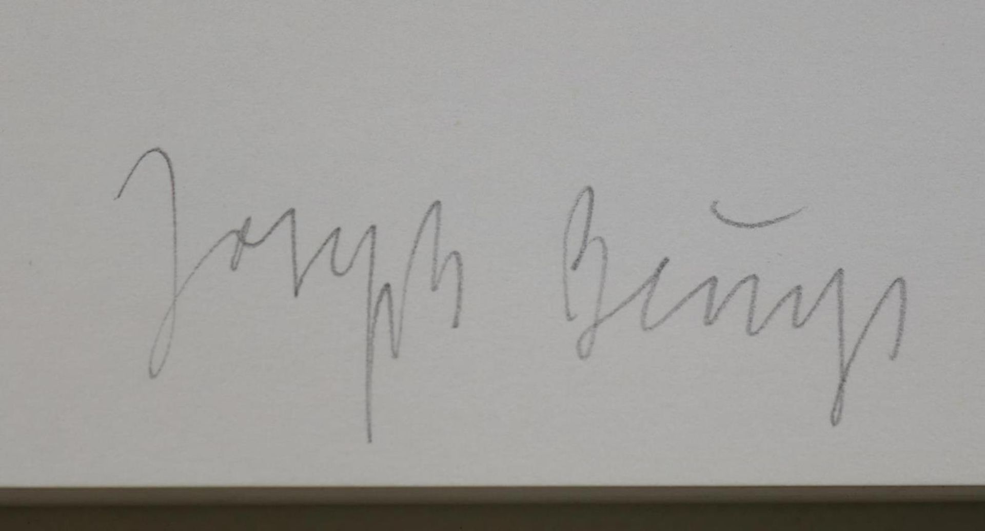 Joseph Beuys. - Bild 2 aus 2