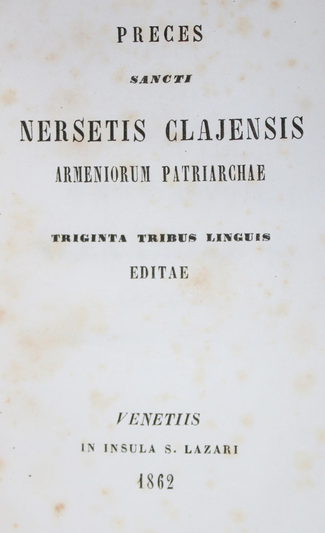 Nerses Clajensis.