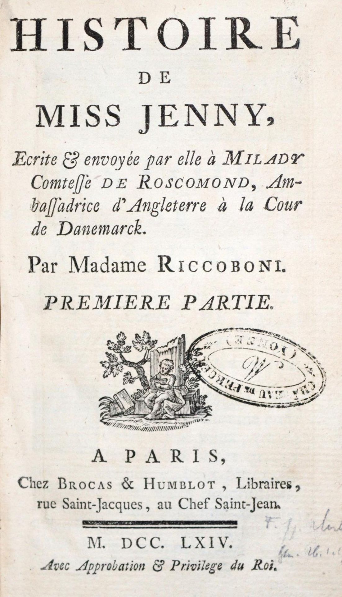 Riccoboni (d.i. M.J.Laboras de Mezieres). - Bild 2 aus 4