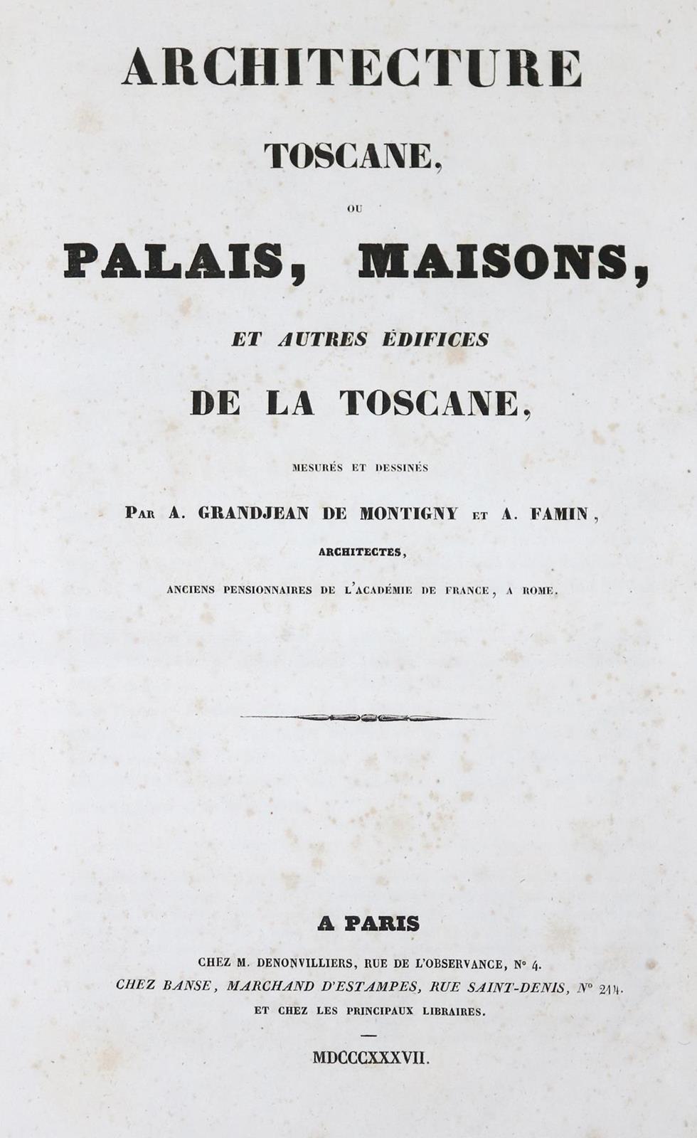Grandjean de Montigny,A. u. A.Famin. - Bild 2 aus 2