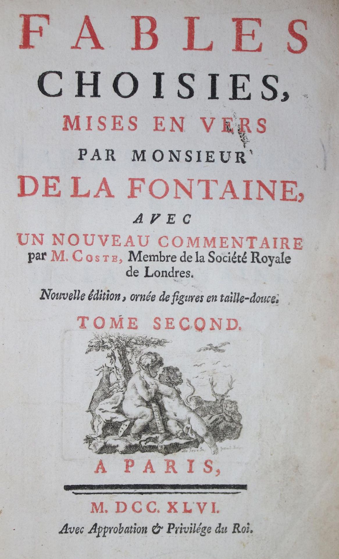 La Fontaine,(J.)de.