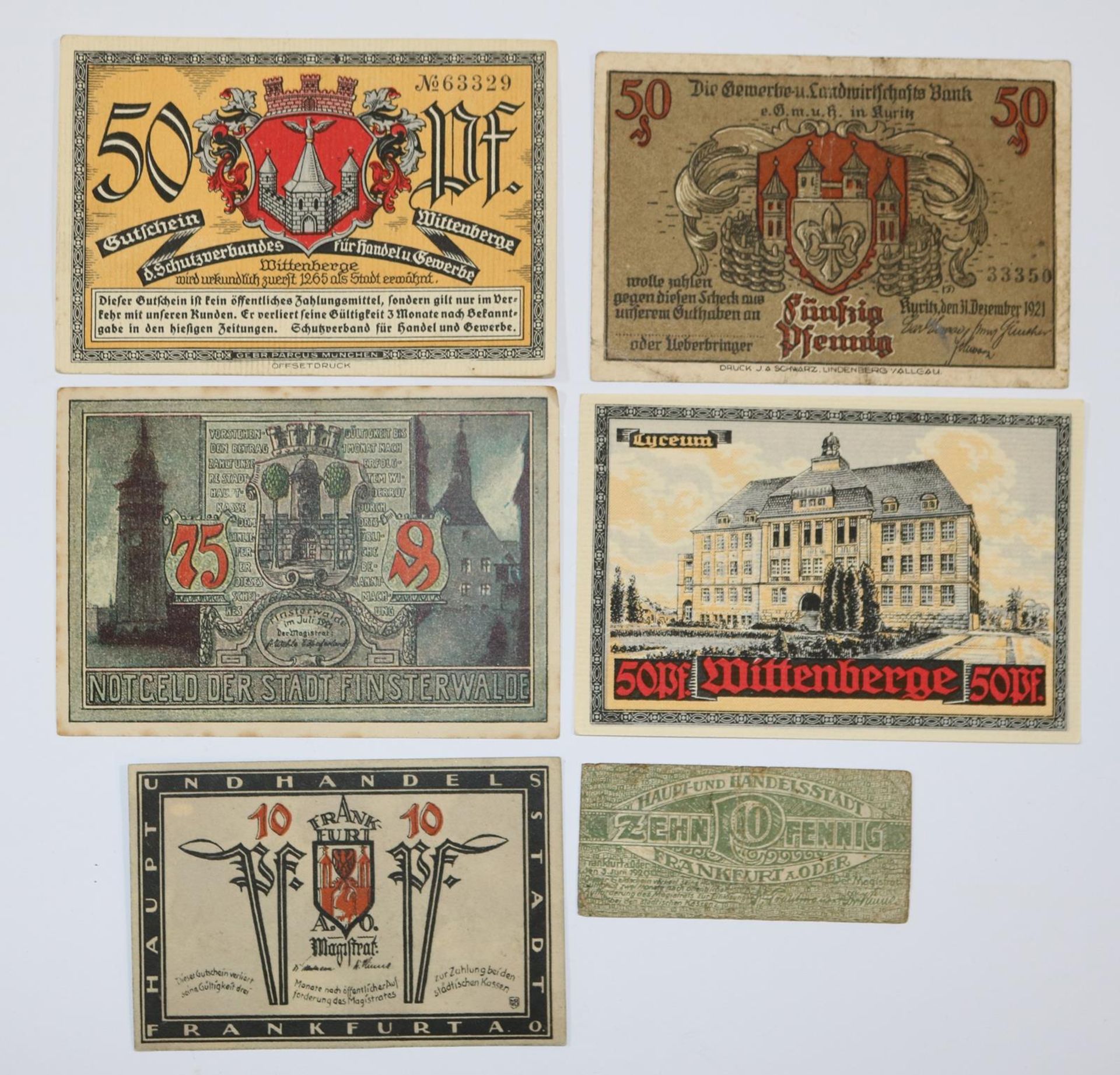 Notgeld-Sammlung. - Bild 3 aus 5