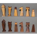 Asien. Nahe Osten. Israel. Jonas – Art of wood. Moderne Schachfiguren aus Holz in einer faltbaren