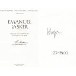 Lasker, Emanuel. Richard Forster, Stefan Hansen und Michael Negele. (Hrsg.) Emanuel Lasker. Denker -