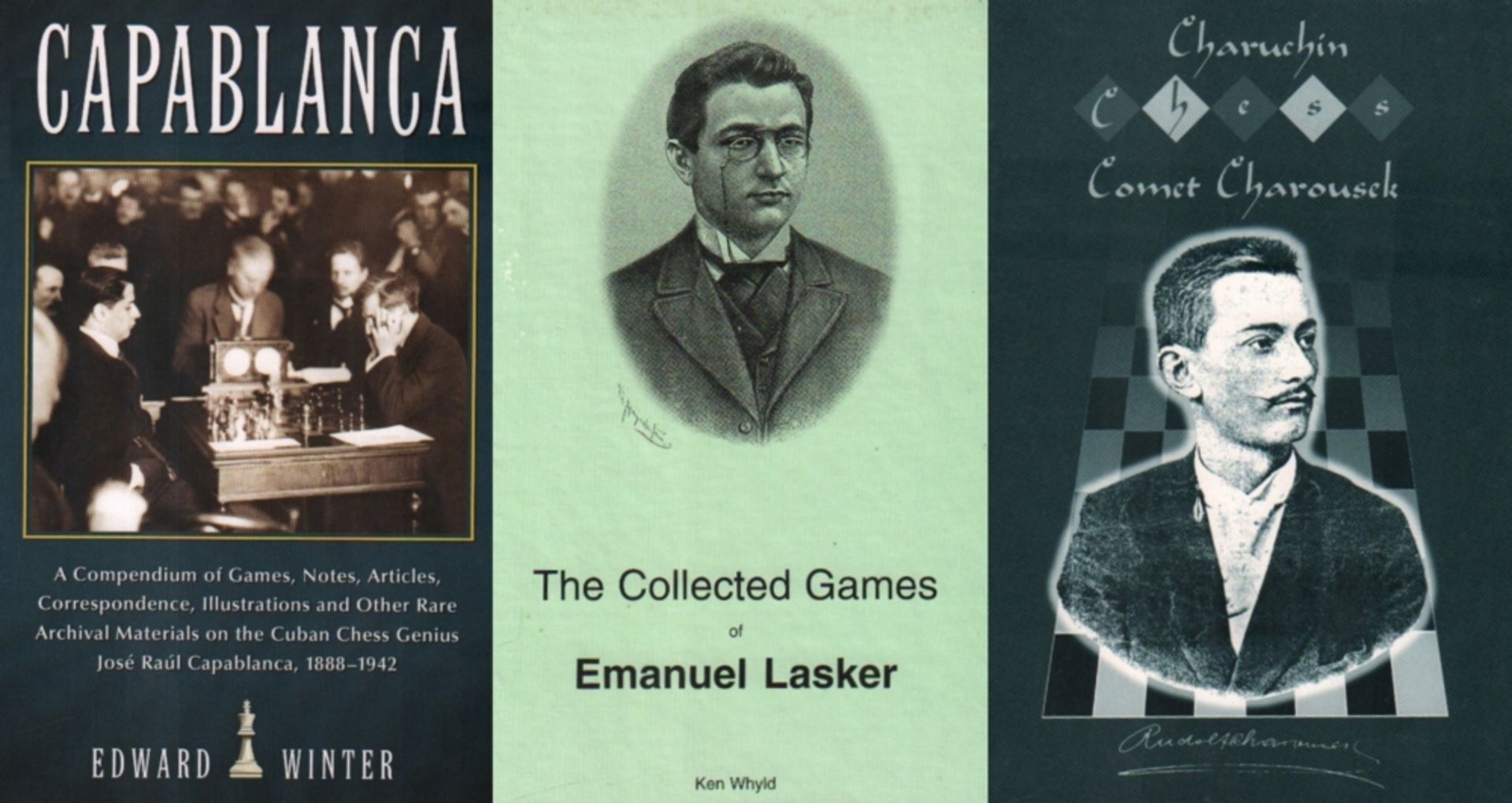 Lasker. Whyld, K. (Hrsg.) The Collected Games of Emanuel Lasker. Nottingham. Chess Player, ca. 1998.