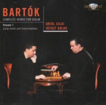CD. Bartók, B. “Complete Works for Violin. Volume 1. Early Works and Transcriptions“. CD in Box