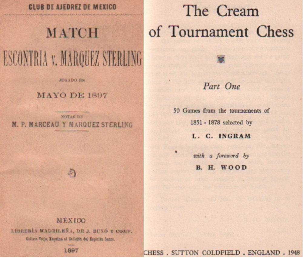 Marceau, M. P. und M. Marquez Sterling. Match Escontria v. Marquez Sterling jugado en Mayo de