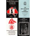 Rogers, I. Australian chess - into the eighties. Melbourne, Sun Books, ca. 1981. 8°. Mit Textabb.