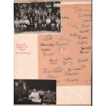 Brandenburg 1954. Deutsche Jugend – Meisterschaft 1954 Brandenburg. 2 schwarzweiße Fotos und ein