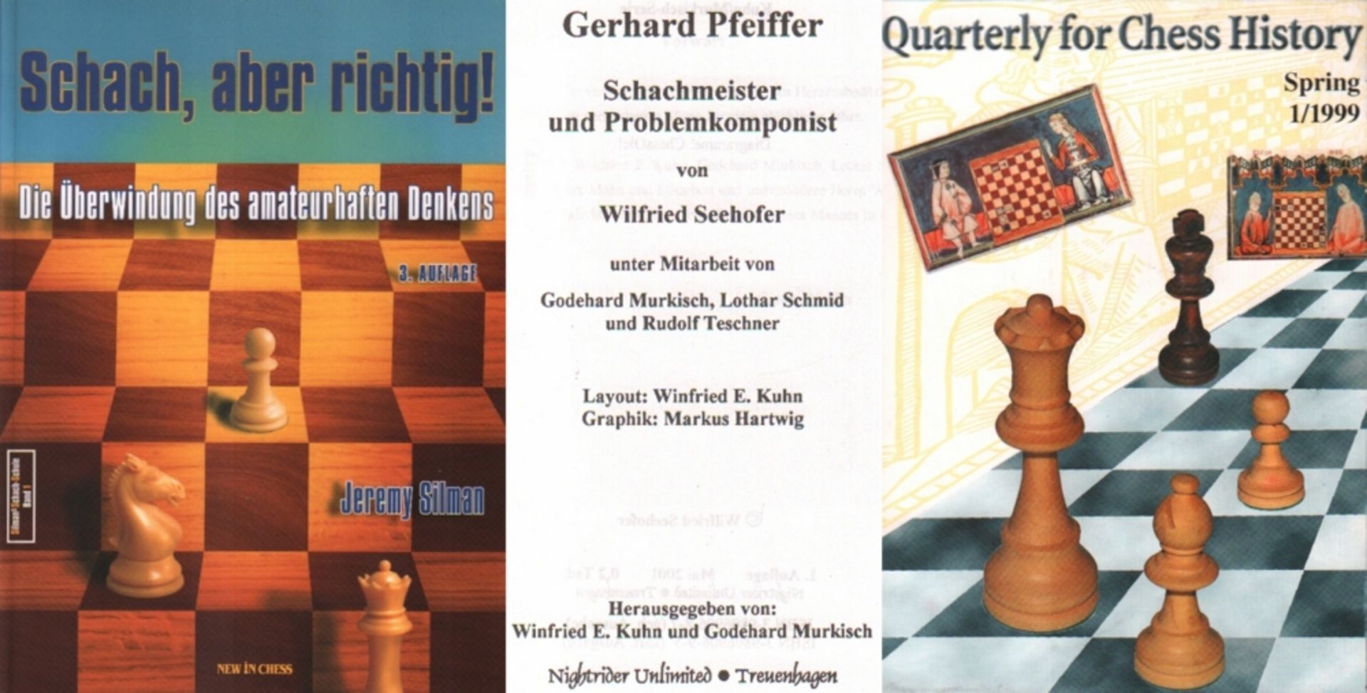 Pfeiffer. Seehofer, W. Gerhard Pfeiffer. Schachmeister und Problemkomponist ... Treuenhagen,