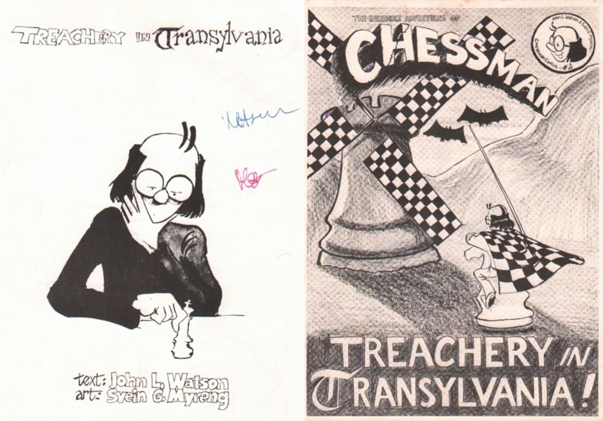 Comic. Watson, John und Svein G. Myreng. Treachery in Transylvania. Vorderumschlag: The incredible