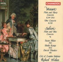 CD. Mozart, W. A. und A. Salieri. “Flute and Harp Concerto K299 (297c) / Oboe Concerto K271k / Flute