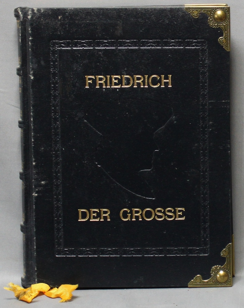 Geschichte. Friedrich der Große. Petersdorff, H. v. Fridericus Rex. Ein Heldenleben. Reprint der