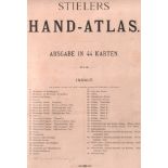 Reisen. Atlas. Stieler’s Hand – Atlas. Ausgabe in 44 Karten, eine Auswahl aus der vollständigen