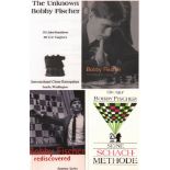 Fischer, Bobby. Konvolut von 10 Bänden über Bobby Fischer aus der Zeit von 1975 – 2004, meist in