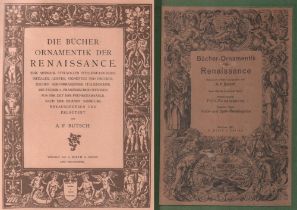 Bibliographie. Buchwesen. Butsch, A. F. Die Bücher - Ornamentik der Renaissance. Erster Band: Früh -