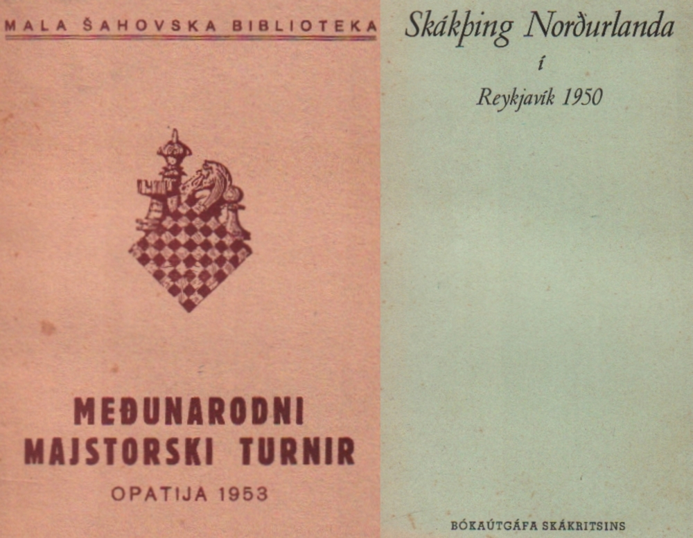 Reykjavík 1950. (Kristinsson, S. und P. Olafsson) (Hrsg.) Skákping Nordurlanda í Reykjavík 1950. (