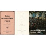 Berlin 1924. Kagan, B. (Hrsg.) Berliner Grossmeister - Turnier. Gespielt vom 9. bis 17. Dezember