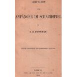 Neumann, G(ustav) R(ichard). Leitfaden für Anfänger im Schachspiel. 2. vermehrte und verbesserte