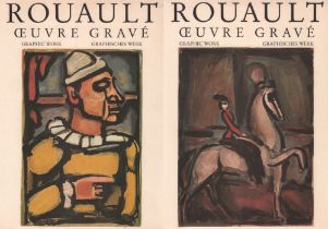 Bibliographie. Graphik. Rouault. Chapon, F. und Isabelle Rouault. Oeuvre gravé Rouault. 2 Bände.