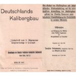 Bergbau. Kalibergbau Deutschlands. Festschrift zum X. Allgemeinen Deutschen Bergmanntage in