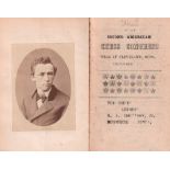 Cleveland 1871. Brownson jr., O(restes) A(ugustus). Book of the second American Chess Congress