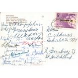 Fernschach. 3 postalisch gelaufene Postkarten mit meist farbigen Stadtansichten und Grüßen von