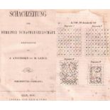 (Deutsche) Schachzeitung der Berliner Schachgesellschaft. Hrsg. von A. Anderssen und M. Lange. 13.