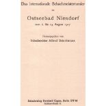 Niendorf 1927. Brinckmann, A. (Hrsg.) Das internationale Schachmeisterturnier im Ostseebad