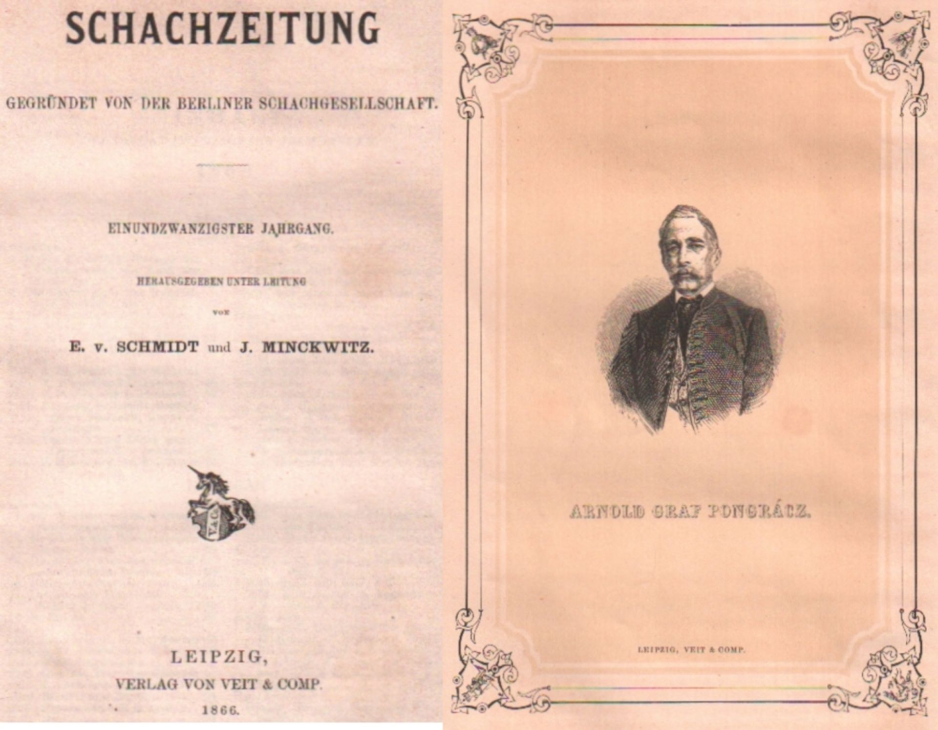 (Deutsche) Schachzeitung. Gegründet von der Berliner Schachgesellschaft. Hrsg. von E. v. Schmidt und