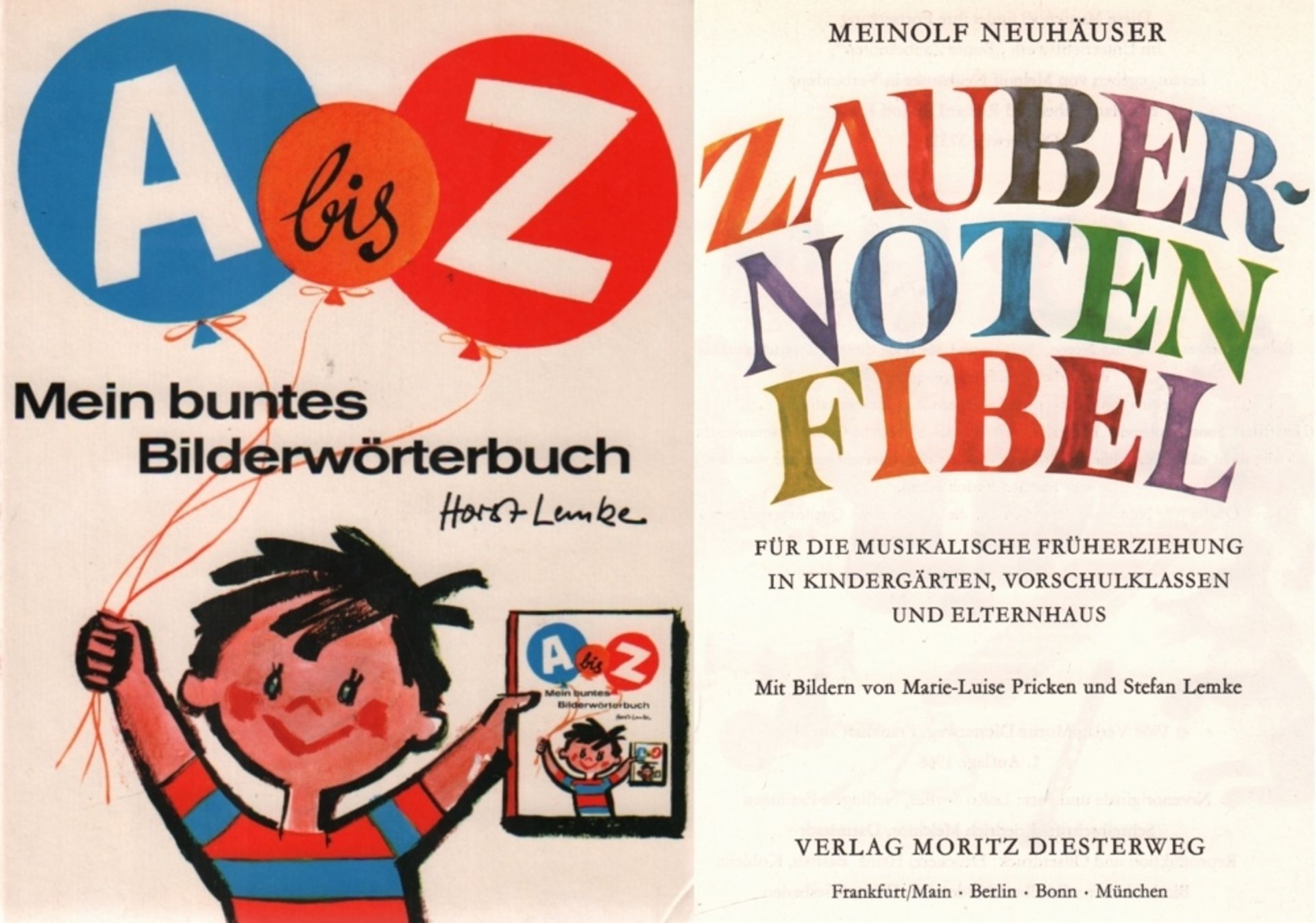 Bilderbuch. Weiss, Gerda, und Ehrhardt Heinold. A bis Z. Mein buntes Bilderwörterbuch. München,