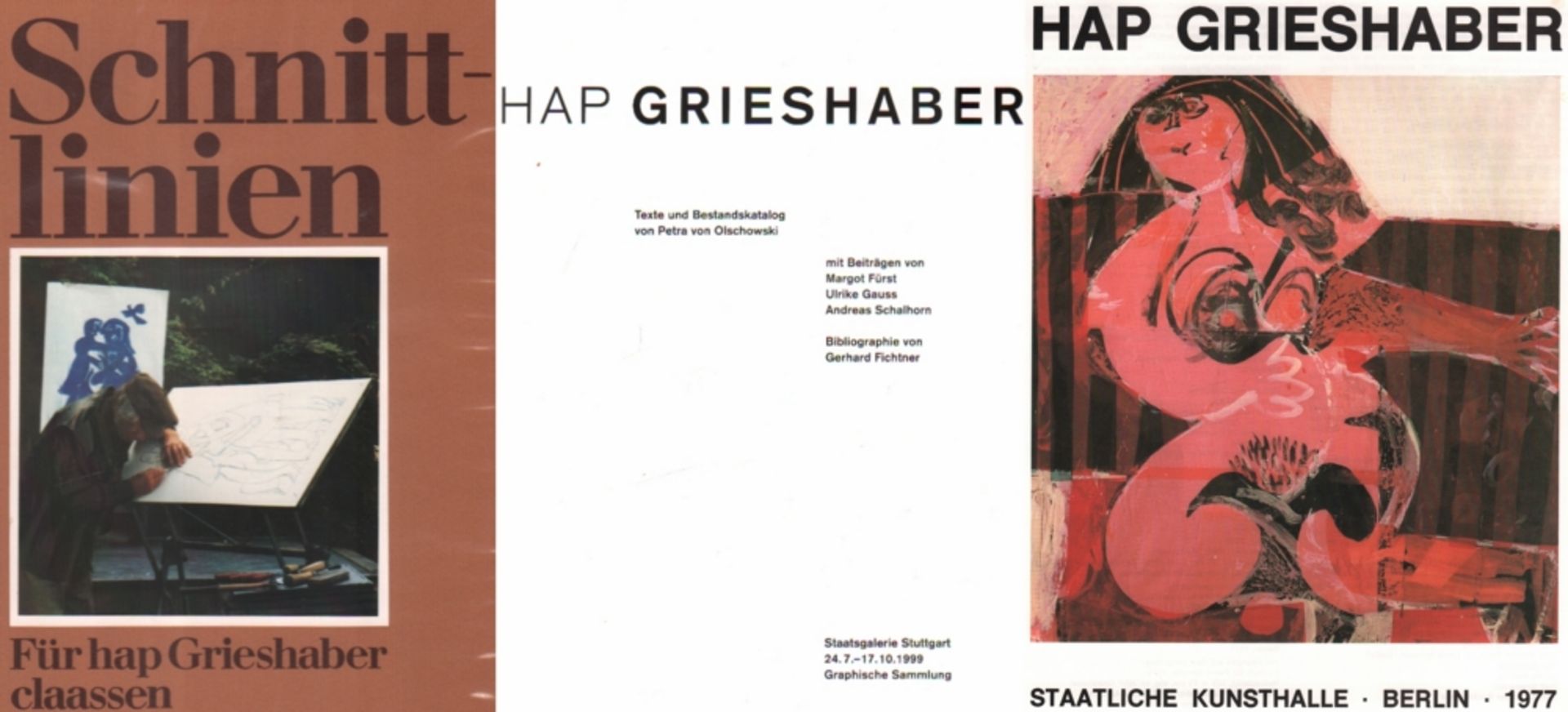 Kunst. Grieshaber. Rothe, W. (Hrsg.). Schnittlinien für HAP Grieshaber. Düsseldorf, Claassen,