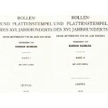 Bibliographie. Buchwesen. Haebler, Konrad. Rollen - und Plattenstempel des XVI Jahrhunderts. Unter