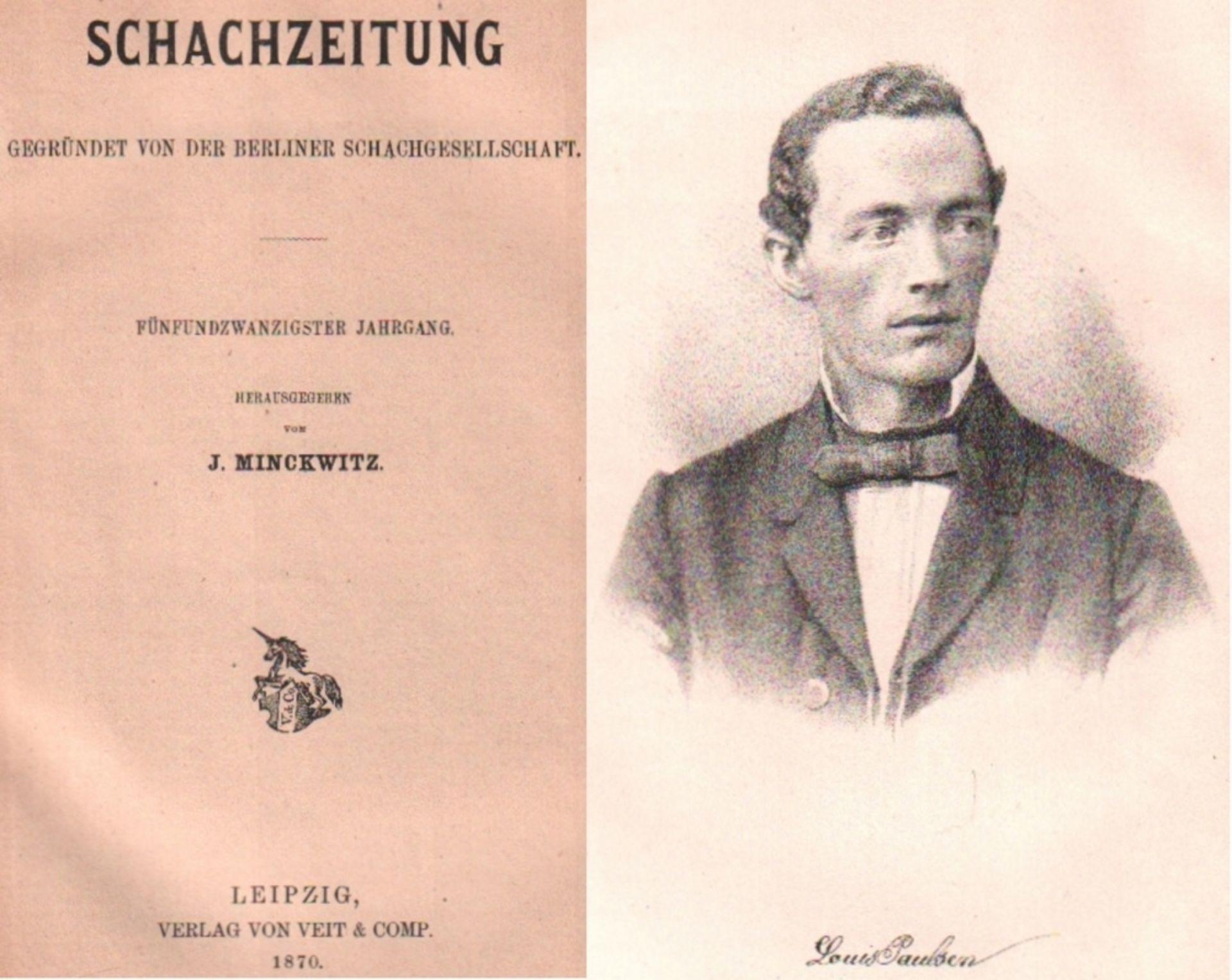 (Deutsche) Schachzeitung. Gegründet von der Berliner Schachgesellschaft. Hrsg. von J. Minckwitz. 25.