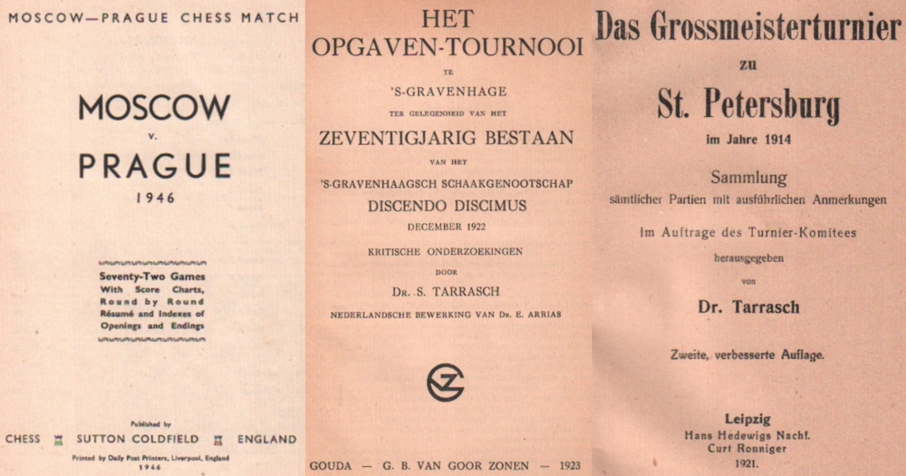 St. Petersburg 1914. Tarrasch, (S.) (Hrsg.) Das Grossmeisterturnier zu St. Petersburg … 1914 ... 2.,