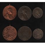 Deutschland. Bronze. Wilhelm I. 3 Medaillen aus verschiedenen Metallen (u. a. Bronze) zur Erinnerung