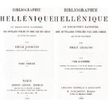 Bibliographie. Buchwesen. Legrand, Émile. Bibliographie Hellénique ou description raisonnée des