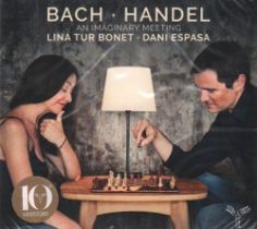 CD. Bach, J. S. und G. F. Händel. “An imaginary meeting“. [Sonatas] CD in Box. AP219. Frankreich,