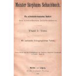 Cessolis. Meister Stephans Schachbuch. Ein mittelniederdeutsches Gedicht des vierzehnten